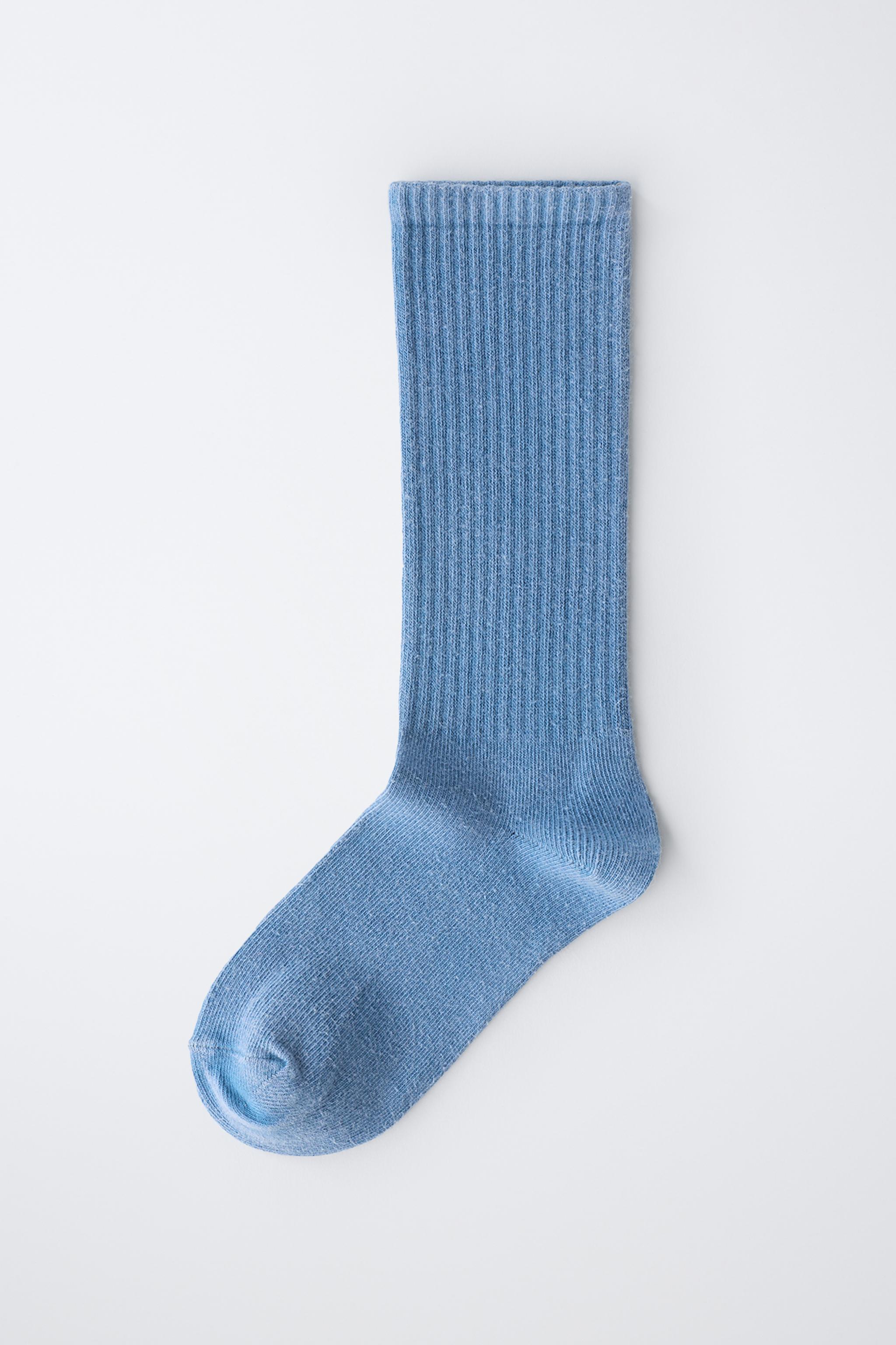 CHAUSSETTES HAUTES UNIES CÔTELÉES